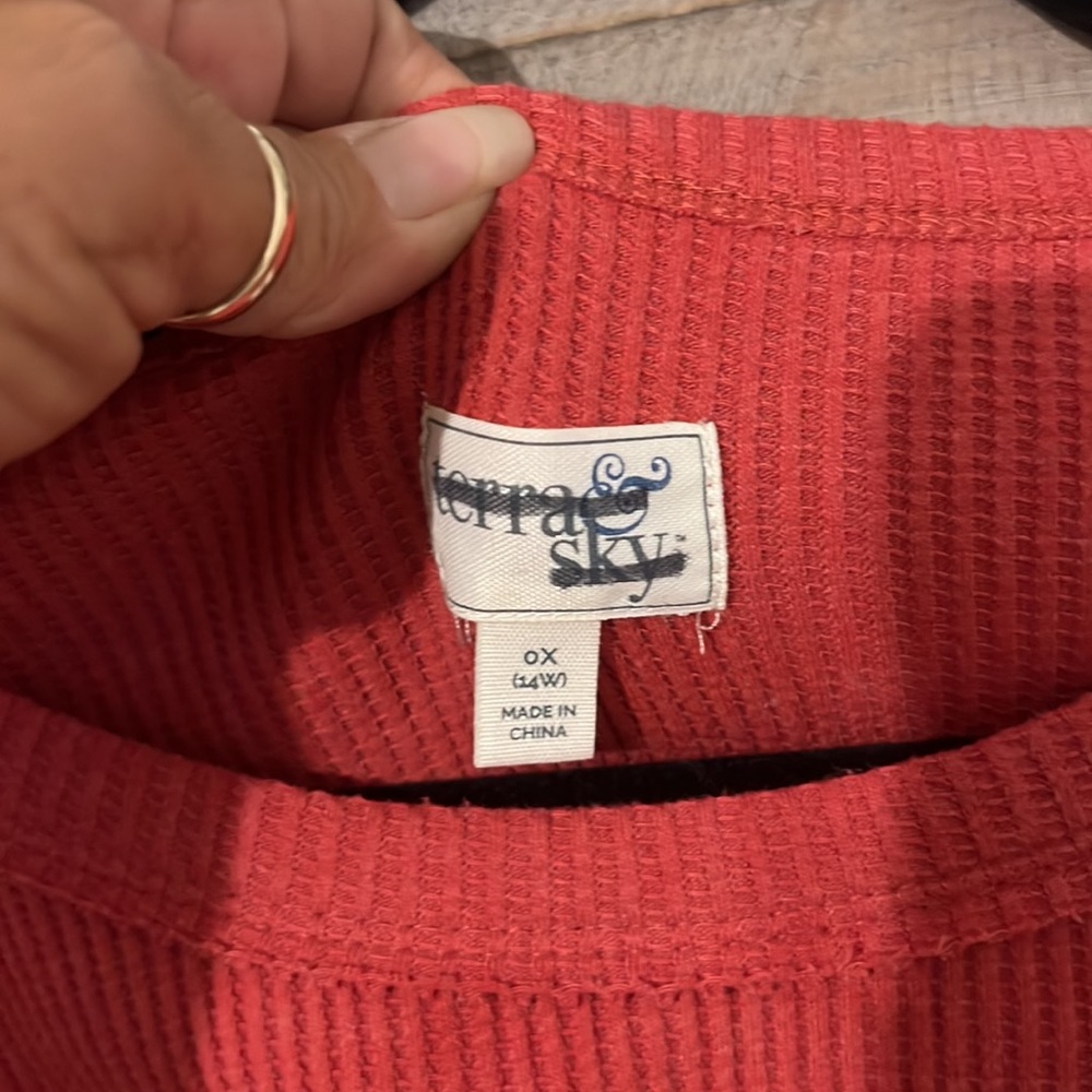 Terra & Sky Waffle Tie Dyed Tee - Picture 2 of 5